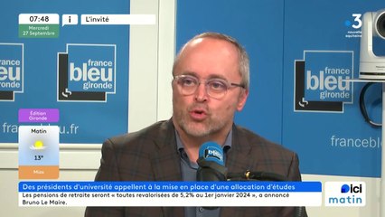 Lionel Larré, président de l'Université Bordeaux-Montaigne