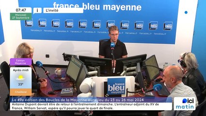 Pierrick Guesné, ,le président des Boucles de la Mayenne, était l'invité de France Bleu Mayenne