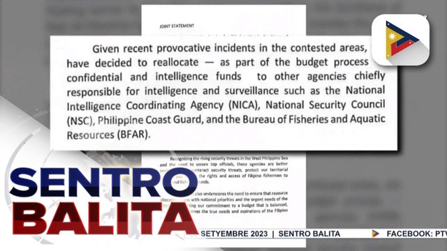 Liderato ng Kamara, nagkasundong ilipat sa gov’t agencies na may kinalaman sa nat’l security ang confidential at intel funds ng ilang ahensiya;