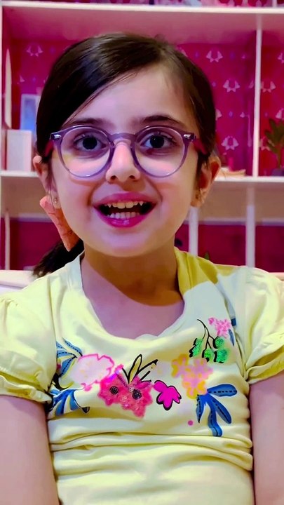 Beautiful little princess singing