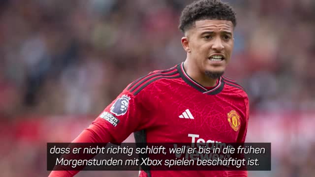 Spielt Sancho zu viel Xbox? Ten Hag äußert sich