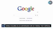 Google celebra su 25 aniversario con un 'doodle' muy especial