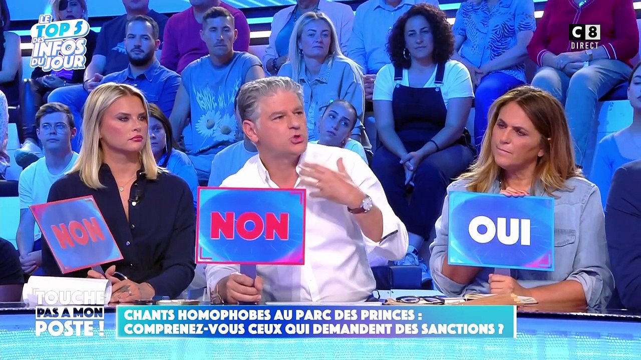 Chants homophobes pendant PSG-OM : Matthieu Delormeau insulte Jacques Cardoze après un débat dans TPMP