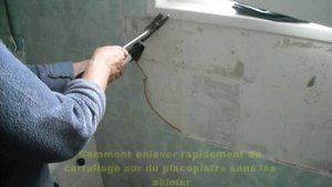 Comment enlever du carrelage sur un mur en placo sans l'abimer