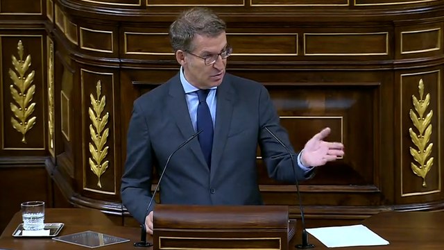 Feijóo: Hay que tener mucho cuajo y muy poca memoria democrática para pactar con quien no condena el asesinato de tus compañeros de partido, señores del PSOE