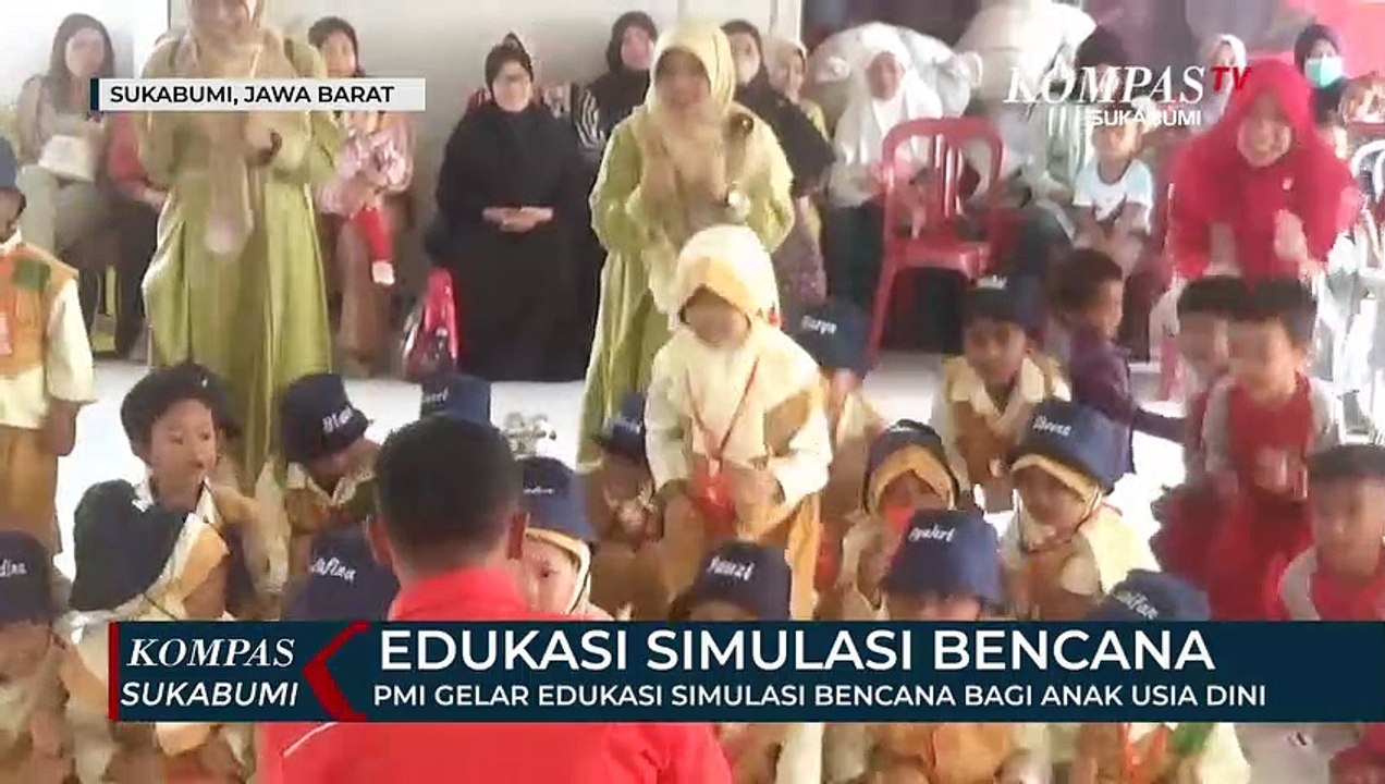 Pmi Gelar Edukasi Simulasi Bencana Bagi Anak Us...