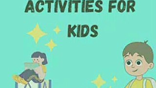 Best pastime activities for kids