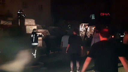 AK Parti İlçe Başkanının Deposunda Yangın Çıktı