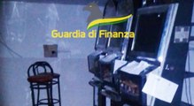 Videopoker illegali e scommesse clandestine: blitz dei finanzieri in due locali ad Avellino (27.09.23)
