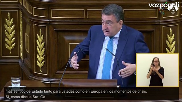 Aitor Esteban (PNV): Si como dice la señora Gamarra, aquí lo hay que elegir es entre Feijóo o amnistía, pues oiga, planteadas así las cosas, amnistía