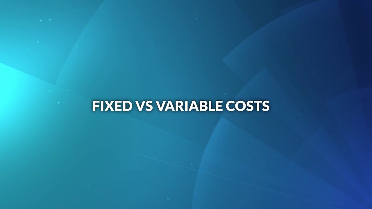 Fixed vs Variable Costs video Dailymotion