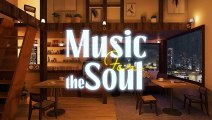 Gentle Rain Sound & Sweet Jazz Music in Cozy Coffee Shop Ambience for Relax, Sleep and Work