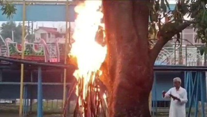 सुपौल: मेले में झूले के बीच शॉर्ट सर्किट से लगी भीषण आग, बड़ा हादसा ...