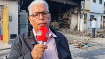 Incêndio deixa supermercado destruído na Jatiúca