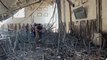 قاعة الأعراس المتفحمة بعد الحريق المميت في شمال العراق