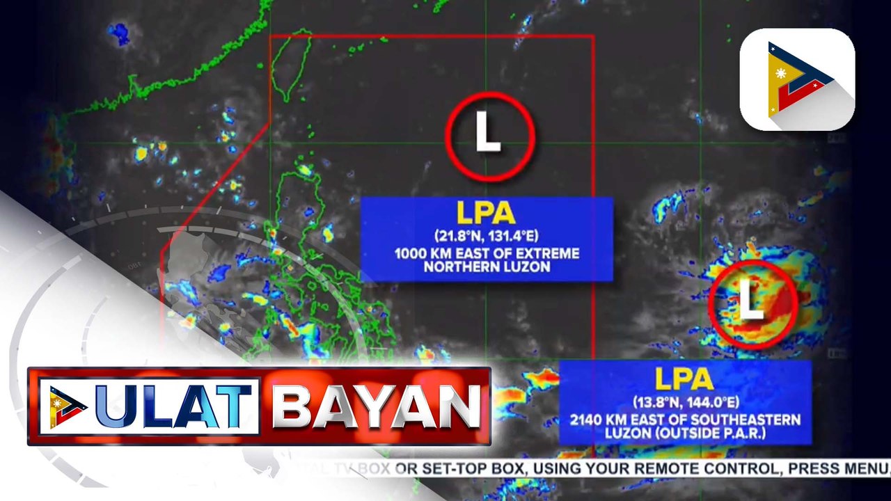 Dalawang LPA sa loob at labas ng PAR, patuloy na binabantayan ng PAGASA