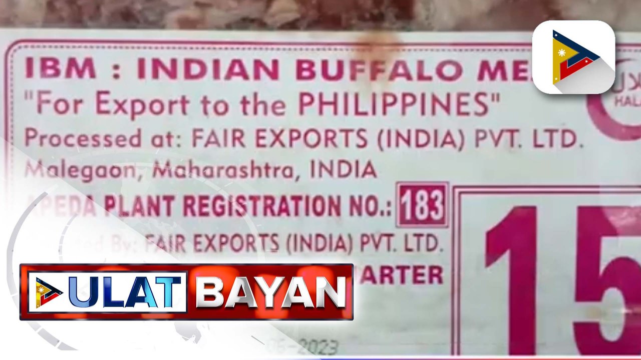 Nasa P500K halaga ng smuggled Indian buffalo meat, nakumpiska ng DA sa Dasmariñas, Cavite