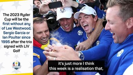 Descargar video: McIlroy takes dig at LIV golfers missing Ryder Cup