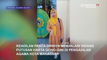 Viral, Aksi Wanita Minta Keadilan Harta Gono Gini Di Pengadilan