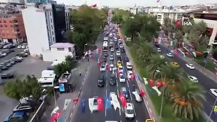 İçinde hasta olan ambulans yan yattı!