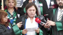 Les avocats membres du barreau d'Istanbul ont protesté contre la violence