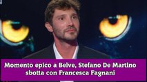 Momento epico a Belve, Stefano De Martino sbotta con Francesca Fagnani