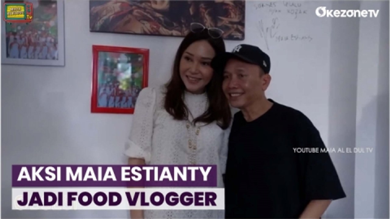 Maia Estianty Cicipi Kuliner Warung Ayah Rozak, Menikmati Masakan Betawi