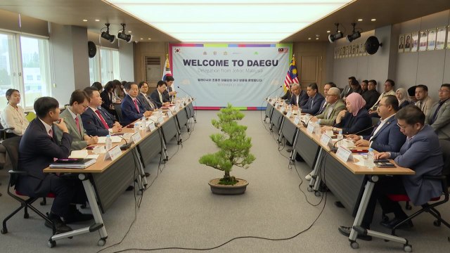 [대구] 홍준표 대구시장, 말레이시아 '조호 주'와 직항로 개설 논의 / YTN