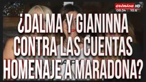 Dalma y Gianinna no quieren cuentas que homenajeen a Maradona