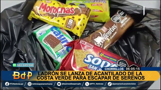 Chorrillos: ladrón se lanza desde acantilado de la Costa Verde para escapar de serenos