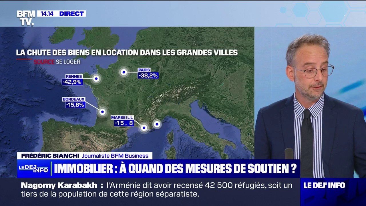 Les biens immobiliers disponibles à la location...