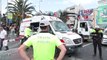 Vatan Caddesi’nde ambulans devrildi: 3 yaralı