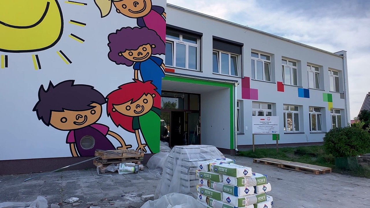 Remont przedszkola w Krzyżu Wlkp. zbliża się do końca
