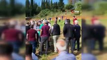 Manzaralı mezar yeri almak için talepte bulunan vatandaşlar birbirine girdi