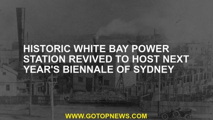 Historic White Bay Power Station revived to host next year's Biennale of Sydney