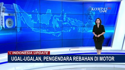 Video herunterladen: Viral! Aksi Ugal-ugalan Pengendara yang Rebahan di Motor, Polisi Langsung Kenakan Tilang Elektronik