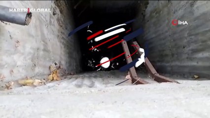 7 metre derinliğindeki kuyuya düştü, böyle çıkarıldı!
