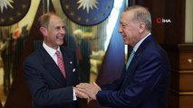 Cumhurbaşkanı Erdoğan, Edinburg Dükü Prens Edward'ı kabul etti