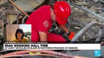 Iraq wedding fire: Venue built with 'highly flammable' materials