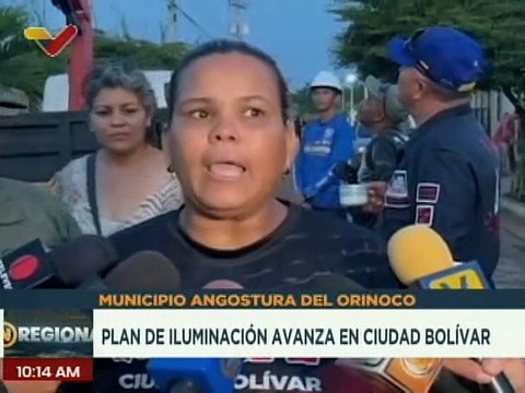 Bolívar | Alcaldía del mcpio. Angostura del Orinoco avanza con el Plan de Iluminación