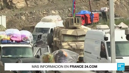 Más de 50.000 de los 120.000 habitantes de Nagorno Karabaj han huido del enclave