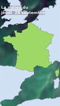 La météo du jeudi 28 septembre 2023 #météo #weather #daily #france #lille #calais #amiens #cherbourg #rouen #reims #metz #paris #Strasbourg #brest #rennes #lemans #auxerre #chaumont #belfort #nantes #tours #bourges #chalonsurSaone #larochelle #limoges