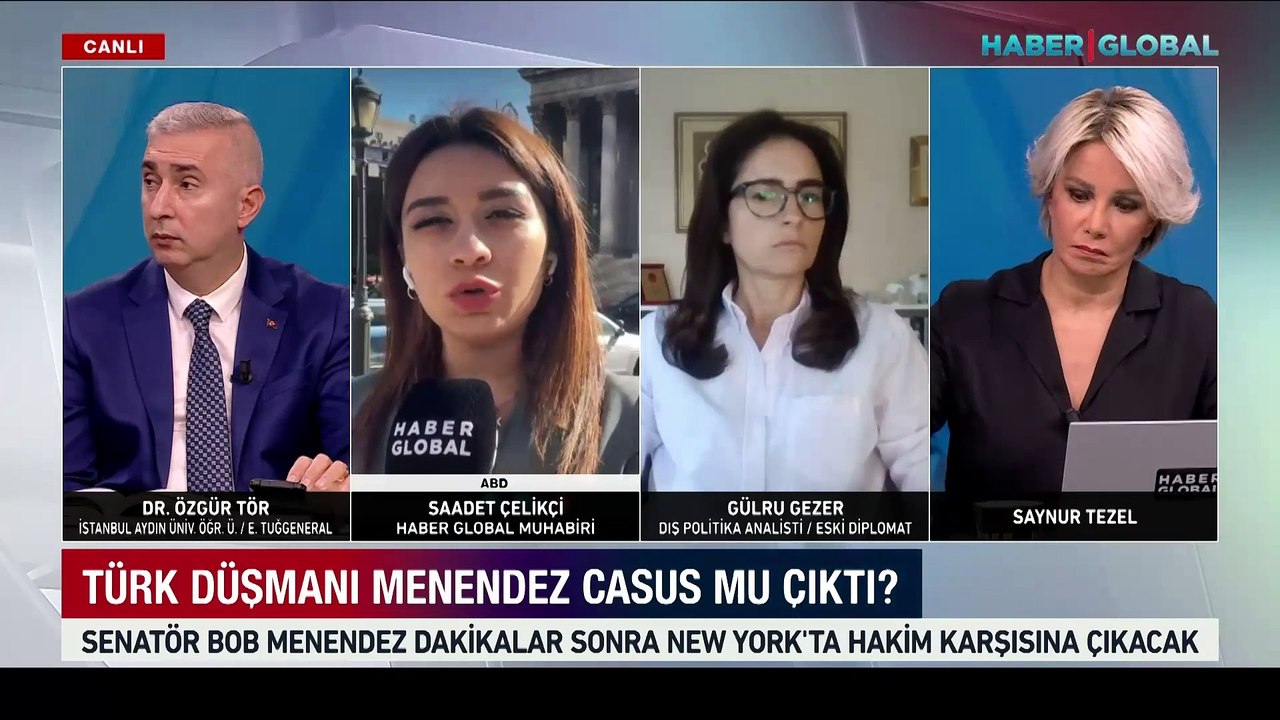 Bob Menendez nelerle suçlanıyor? Haber Global Muhabiri Saadet Çelikçi New York'tan son gelişmeleri aktardı