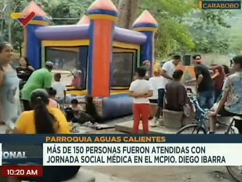 Carabobo | Más de 150 personas atendidas con jornada social médica en el mcpio. Diego Ibarra