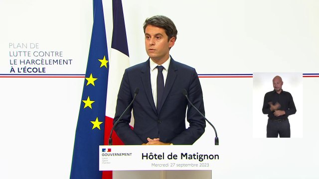 Harcèlement scolaire: Nous assistons à un tsunami de témoignages , rapporte Gabriel Attal