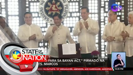 "Trabaho Para Sa Bayan Act," pirmado na ni Pres. Marcos | SONA