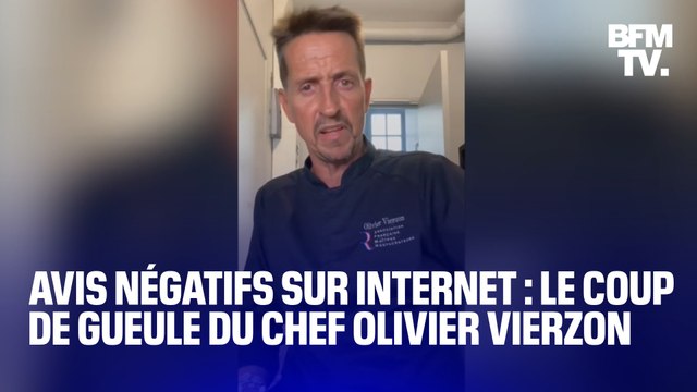 Francine, t'es à la ramasse complète : le coup de gueule du chef Olivier Vierzon contre les avis négatifs sur internet
