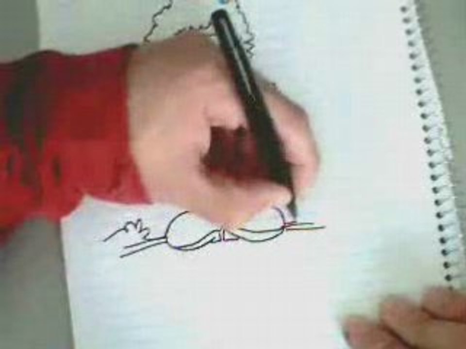 What Is He Drawing