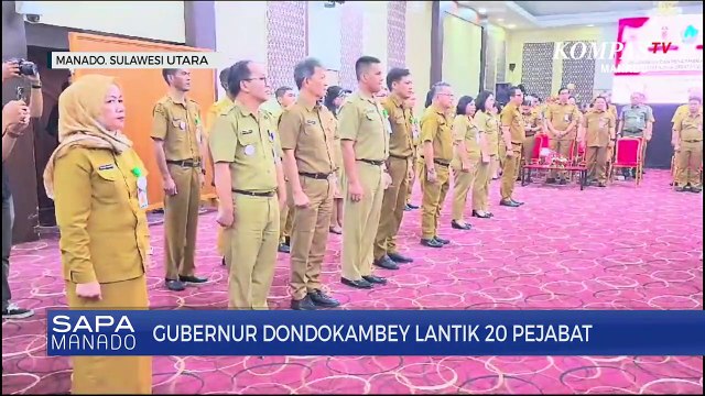 Gubernur Sulut Melantik 20 Pejabat Di Lingkup Pemprov Sulut