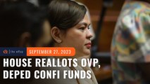 Caving in to pressure, House to strip Duterte-led OVP, DepEd of confidential funds